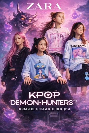 Новая коллекция ZARA KPOP DEMON HUNTERS™ для девочек | ZARA Россия